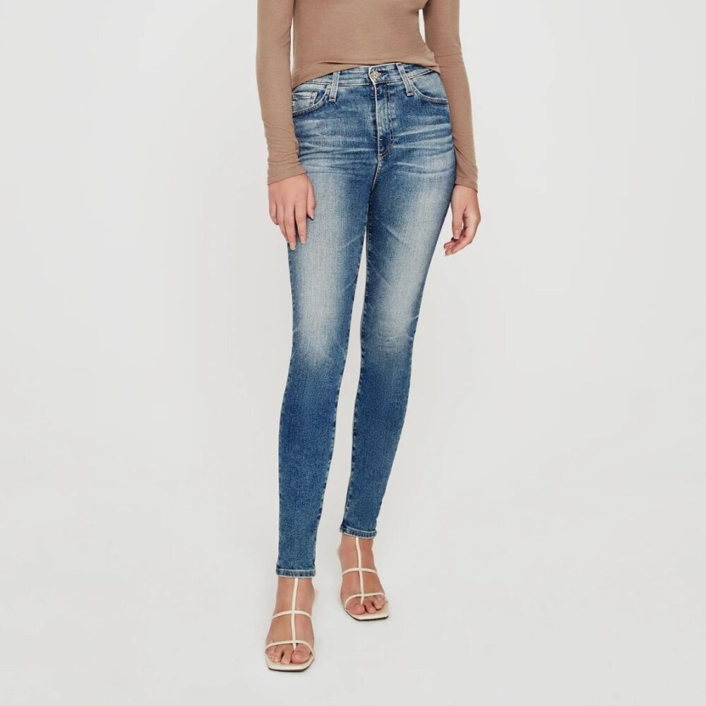NWT Mila Super High-Rise Skinny Jeans Size 23, Ag Adriano Goldschmied